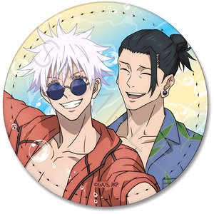 TV Animation [Jujutsu Kaisen] - Kaigyoku / Gyokusetsu - Leather Badge (Circle) IF (Gojo & Geto Mensore Ver.) (Anime Toy)