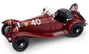 アルファ・ロメオ 8C 2300 1932年SPA24時間 2位 #40 P.Taruffi SCUDERIA FERRARI (ミニカー)