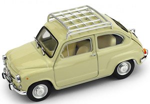 フィアット 600D ファナローニ 1965 サンドベージュ ブルム創設者個人所有 (ミニカー)