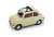 Fiat 500L 1968-1972 Open Antique Ivory / Brown Interior (Diecast Car) Item picture1