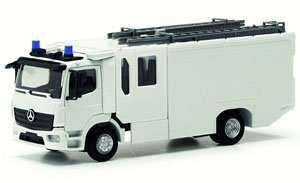 (HO) メルセデスベンツ アテゴ 2013 Z-Cab 消防車 (2台) (鉄道模型)