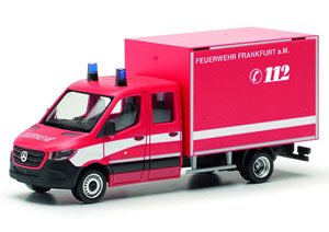 (HO) メルセデスベンツ スプリンター `18 ダブルキャビネットボックス フランクフルト・アム・マイン消防団 (鉄道模型)