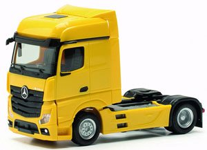 (HO) メルセデスベンツ アクトロス ビッグスペース `18 リジッドトラクター 2軸 ラプシードイエロー [MB A BS Zgm] (鉄道模型)