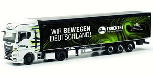 (HO) MAN TGX GM 可動式床セミトレーラー `Trucktat/Wir bewegen Deutschland` (鉄道模型)