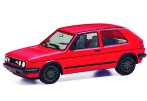 (HO) フォルクスワーゲン ゴルフ II Gti トルネードレッドメタリック (鉄道模型)