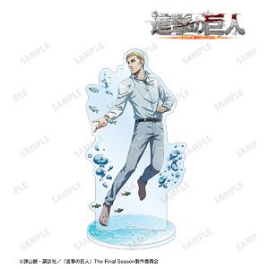 Attack on Titan [Especially Illustrated] Erwin Floating Underwater Ver. Extra Large Acrylic Stand (Anime Toy)