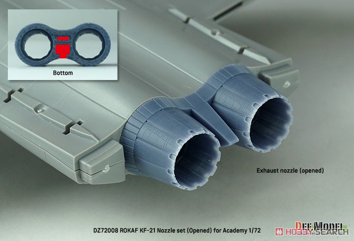 ROKAF KF-21 Exhaust Nozzle set (Opened) (for Academy) (Plastic model) Other picture1