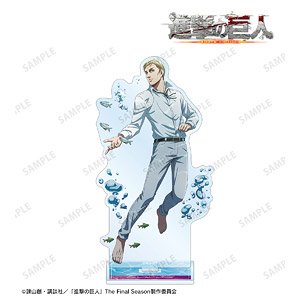 Attack on Titan [Especially Illustrated] Erwin Floating Underwater Ver. Big Acrylic Stand (Anime Toy)