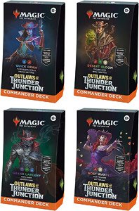 Outlaws of Thunder Junction Commander Deck 4 Types EN (Trading Cards)
