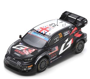TOYOTA GR Yaris Rally1 HYBRID No.33 3rd Rally Monte Carlo 2024 E.Evans S.Martin (ミニカー)