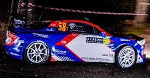Alpine A110 Rally RGT No.58 CHL Sport AutoRally Monte Carlo 2024 R.Astier D.Giraudet (ミニカー)