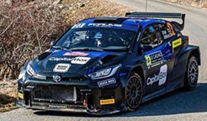 TOYOTA GR Yaris Rally 2 No.23 Printsport Racing Team 5th RC2 Rally Monte Carlo 2024 S.Pajari - E.Malkonen (Diecast Car)