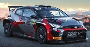 TOYOTA GR Yaris Rally 2 No.28 Erace WRT Rally Monte Carlo 2024 B.Bouffier F.Vauclare (ミニカー)