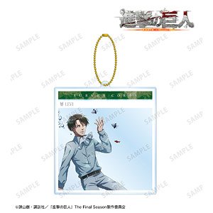 Attack on Titan [Especially Illustrated] Levi Floating Underwater Ver. SNS Style Big Acrylic Key Ring (Anime Toy)