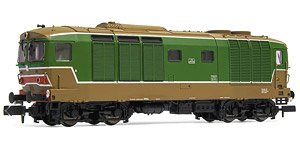 FS, D.445 1st series, green/brown livery, flat winows, ep. IV-V ★外国形モデル (鉄道模型)