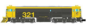RENFE diesel locomotive 321 w/snow-plough yellow-grey livery w/yellow numbers w/DCC sound (鉄道模型)