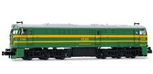 ALSA, diesel locomotive 2150, green-yellow livery, ep. VI (Model Train)