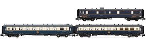 CIWL, 3-unit pack `Etoile du Nord`, set 1/2 (DD3, VP Fleche d`Or + VPC Etoile du Nord), ep. II (3-Car Set) (Model Train)