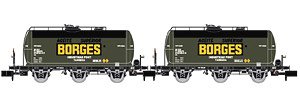 RENFE, 2-unit set 3-axle tank wagons `Borges`, ep. III (2-Car Set) (Model Train)