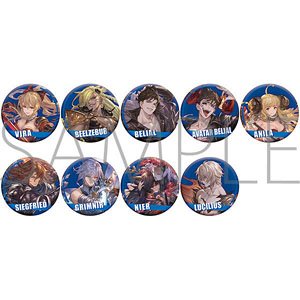 Granblue Fantasy Versus: Rising Chara Badge Collection C (Set of 9) (Anime Toy)