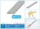 Plastic Material (Gray) Shredded Board 0.3 x 5.0 mm (10pcs.) (Material) その他の画像7 Thumbnail