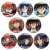 Rurouni Kenshin Trading Scene Picture Can Badge (Set of 8) (Anime Toy) Item picture1