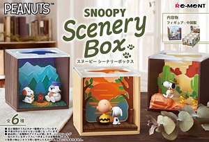 Peanuts Snoopy Scenery Box (Set of 6) (Anime Toy)