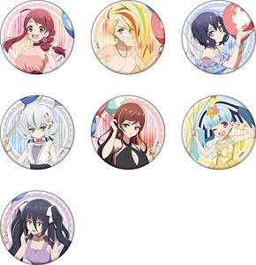 Zombie Land Saga Revenge [Especially Illustrated] Can Badge Collection [Dress Ver.] (Set of 7) (Anime Toy)