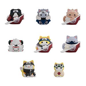 Mega Cat Project Naruto: Shippuden `Nyaruto! Master and Disciple, Bonds Ver.` (Set of 8) (PVC Figure)