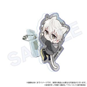 Blue Lock Acrylic Clip Hittsuki Nyan Ver. Seishiro Nagi (Anime Toy)