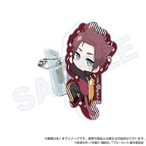 ブルーロック アクリルクリップ ひっつきにゃんver. 糸師冴 (キャラクターグッズ)