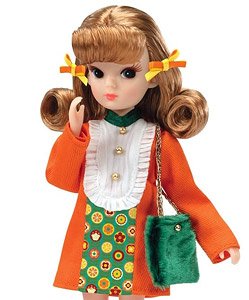 Retro Licca Orange Lips (Takara Tomy 100th Anniversary Products) (Licca-chan)