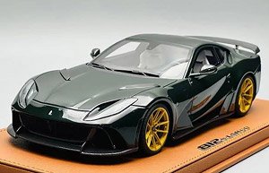 Novitec 812 N-Largo Dark Green/Gold Wheels (Diecast Car)