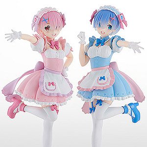 Tenitol Yumekawa Maid Rem & Ram: Set With Bonus (PVC Figure)