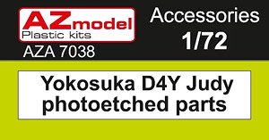 Yokosuka D4Y Judy photoetched parts (Plastic model)