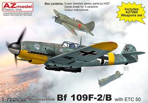 Bf 109F-2 B with ETC 50 (Plastic model)