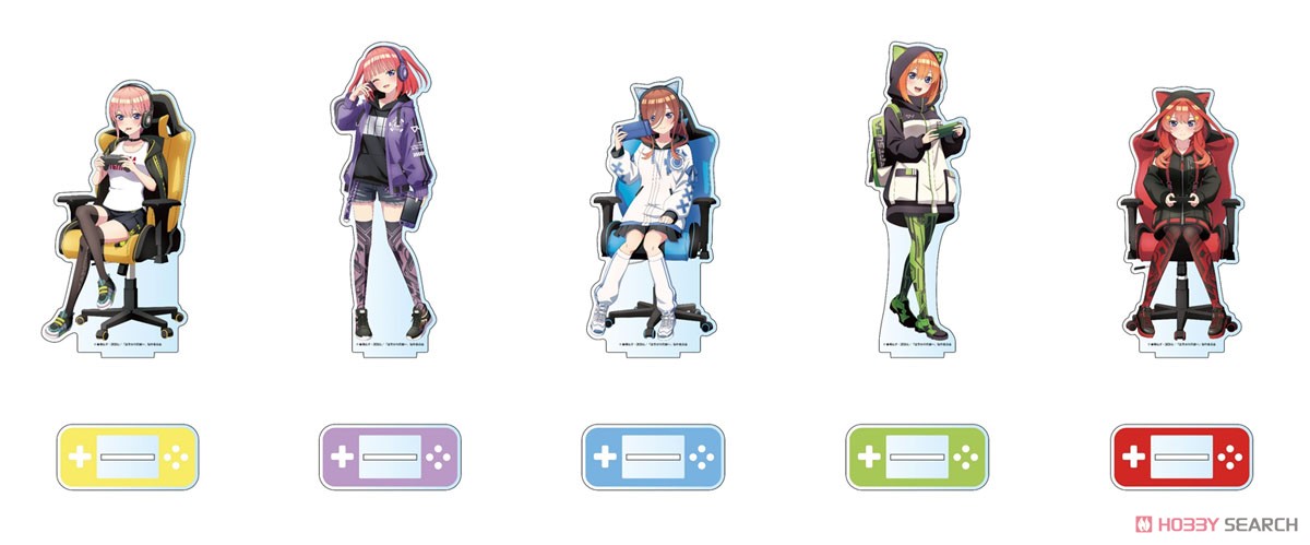 TVアニメ「五等分の花嫁∽」 デカアクリルスタンド 二乃 GAMER STYLE (キャラクターグッズ) その他の画像1