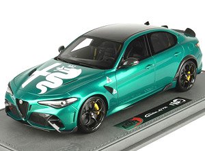 Alfa Romeo Giulia GTA Special Version Verde Montreal (with Case) (Diecast Car)