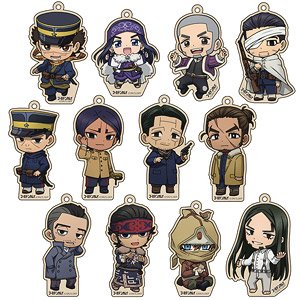 TV Animation [Golden Kamuy] Trading Wooden Tag Strap Vol.3 (Set of 12) (Anime Toy)
