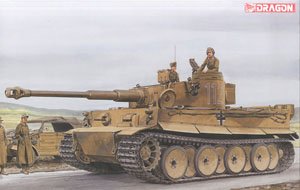 WWII German Pz.Kpfw.VI Ausf.E Sd.Kfz 181 Tiger I Tunisian campaign Tiger w/Magic track/Aluminum Gun Barrel (Plastic model)