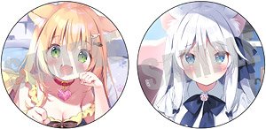 かわいいネコには気ニャニャにさせよ～猫ASMRはじめました～ 缶バッジセット (キャラクターグッズ)
