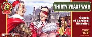 Thirty Years war Guards of Cardinal Richelieu (17 Types, 24 Pieces) (Plastic model)