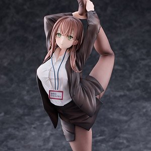 意外と体が柔らかい会社に行きたくないOLちゃん 白Ver. 豪華版 (フィギュア)