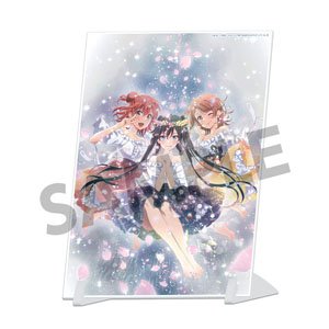 My Teen Romantic Comedy Snafu Climax Visual Acrylic Plate Yukino & Yui & Iroha Dress Ver. (Anime Toy)