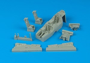 F-14A Tomcat cockpit set (for Hasegawa) (Plastic model)