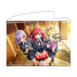 ドルフィンウェーブ B2タペストリー 颯＆入華＆桐利＆かな(感謝をコーチに) (キャラクターグッズ)