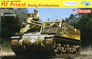 M7 Priest Early Type w/Magic track/Aluminum Gun Barrel (Plastic model)