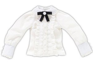 PNS Beyond the Light Blouse (White x Black) (Fashion Doll)