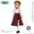 PNM Side Belt Slit Pleated Skirt II (Red x Blue x BeigeCheck) (Fashion Doll) Other picture2