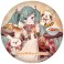 雪ミク2024×ラスカル ぷにぷに缶バッジ 等身ver. (キャラクターグッズ) 商品画像1 サムネイル